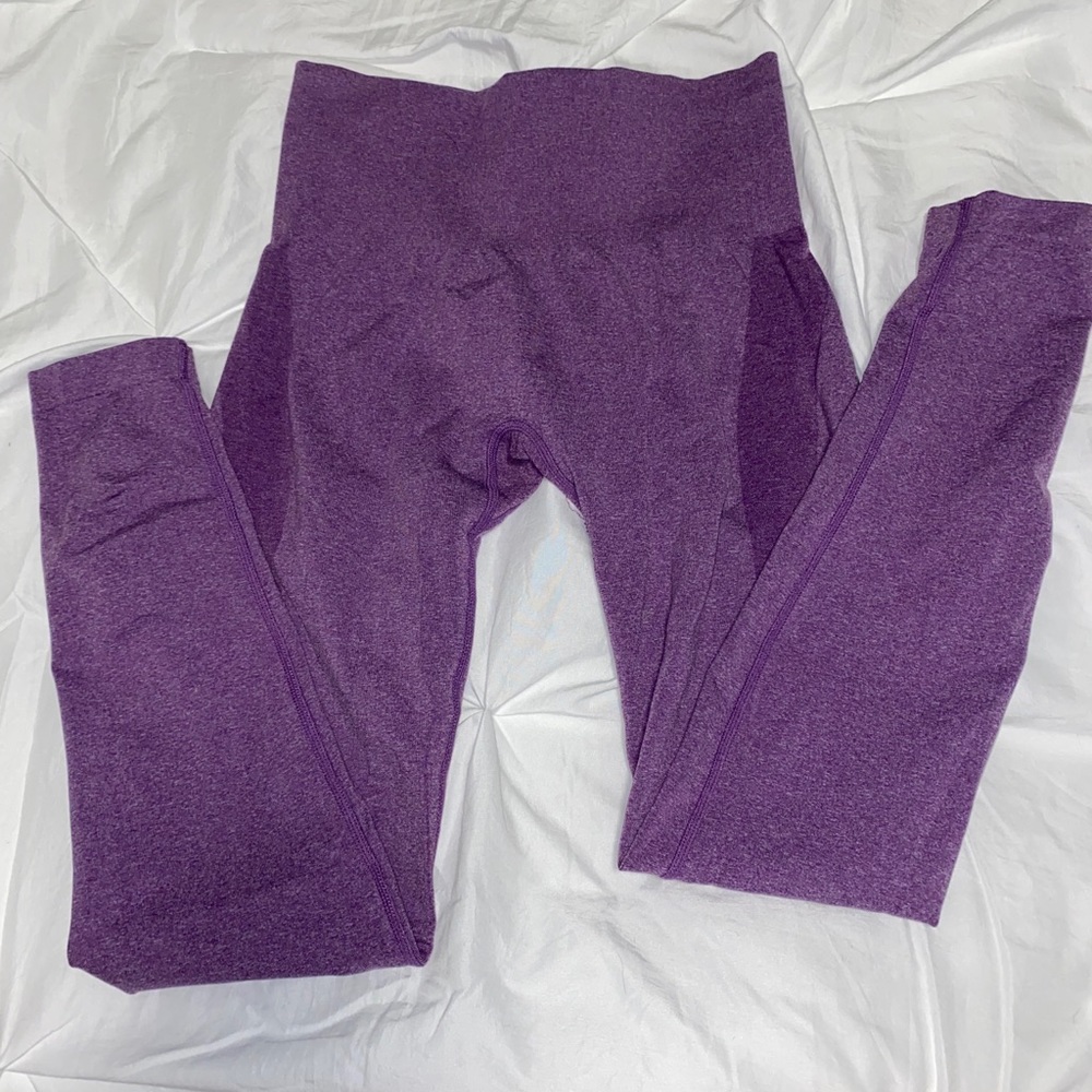 NVGTN Violet contour seamless leggings